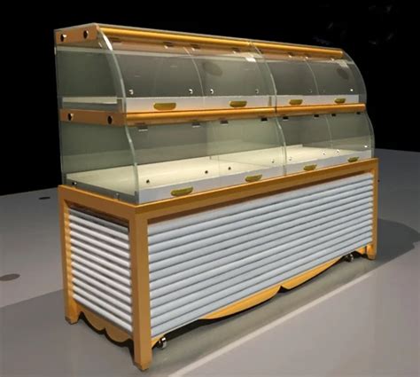 Customized Wooden Glass Bread Display Cabinet For Bakery - Buy Bread Cabinet,Bread Display ...