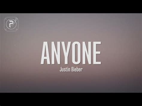 anyone justin bieber lyrics