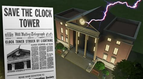 Hill Valley Clock Tower - Skymods