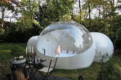 This futuristic "igloo" Airbnb comes with a hot tub and fire pit, and is only 40 minutes from ...