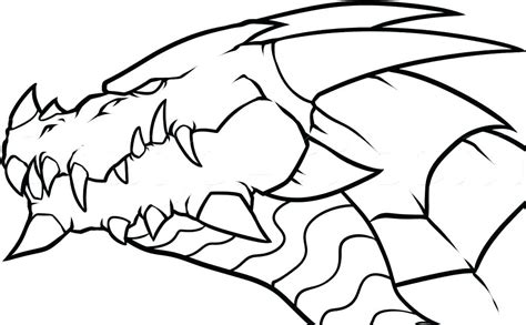 Dragon Outline Drawing | Free download on ClipArtMag