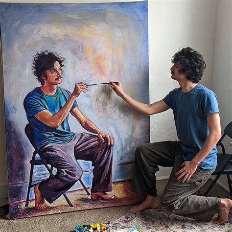 This Artist Keeps Painting Himself, Painting Himself, Painting Himself… » TwistedSifter