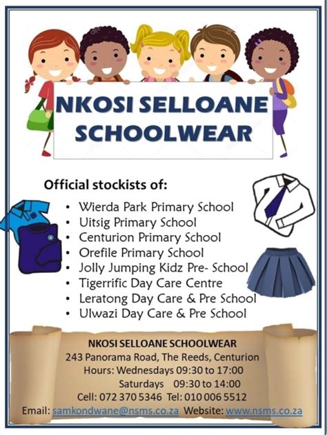 Uniform Suppliers - Uitsig Primary School