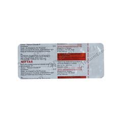 Niftas Sr 100 MG Tablet (10) - Uses, Side Effects, Dosage, Composition & Price | PharmEasy