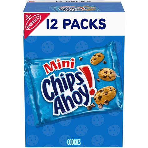 CHIPS AHOY! Mini Chocolate Chip Cookies, 12 - 1 oz Snack Packs - Walmart.com - Walmart.com