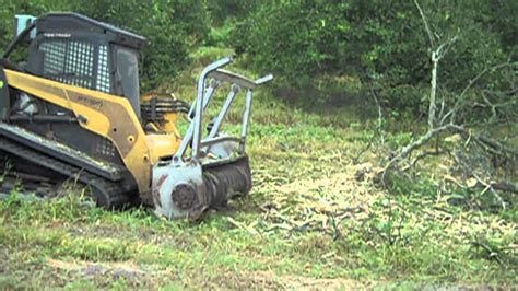 DENIS CIMAF Land clearing equipment forestry Mulcher for skid-steers - YouTube