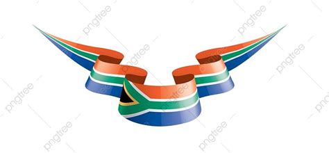 South Africa Flag Vector Art PNG, South Africa National Flag, Wave, Town, Location PNG Image For ...