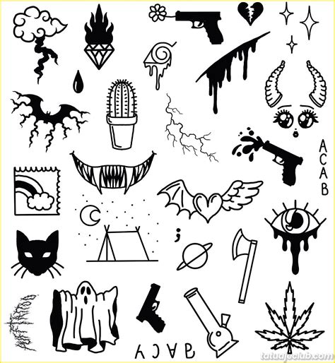 Tatuajes pequeños dibujos para imprimir | Tatuajeclub.com