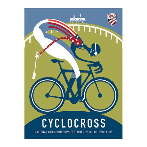 USAC Cyclocross Nationals | Cycling Art Print | Michael Valenti