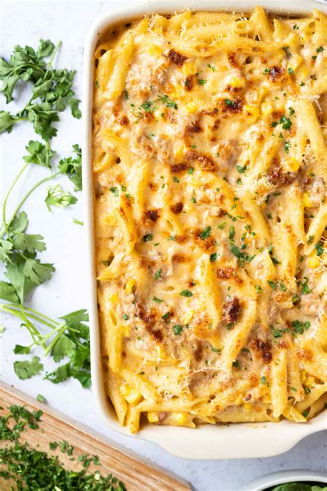 Easy Tuna Pasta Bake Recipe - Effortless Foodie