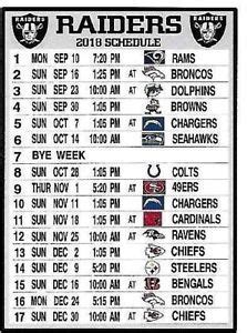 Lv Raiders 2022 Preseason Schedule | semashow.com