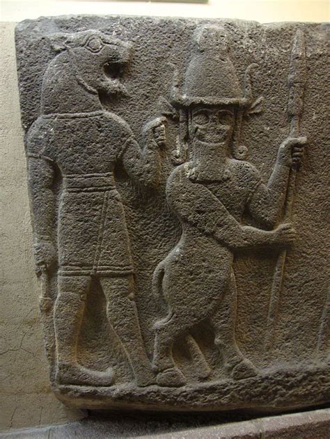 Hittite - Mythological creatures, Lion-headed man and Bull-legged man Ancient Mysteries, Ancient ...