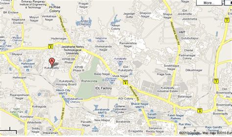 Kukatpally Suburb Map - Hyderabad India Online