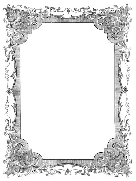 27 Frame Clipart - Fancy and Ornate! - The Graphics Fairy