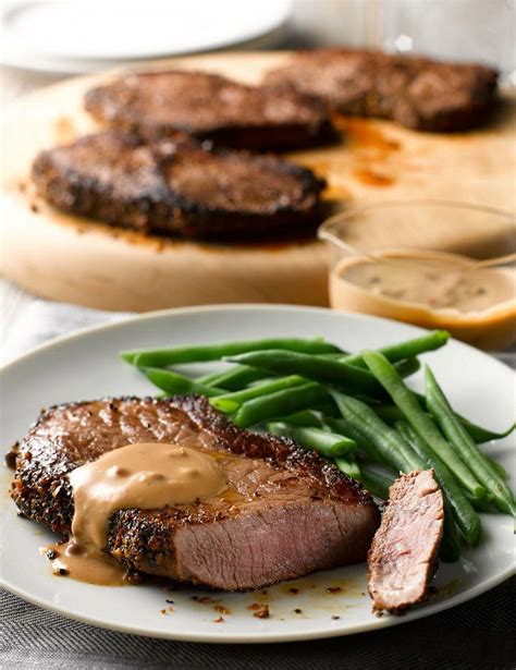 4 Rump Steak with Peppercorn Sauce | M&S | Peppercorn sauce, Rump steak ...