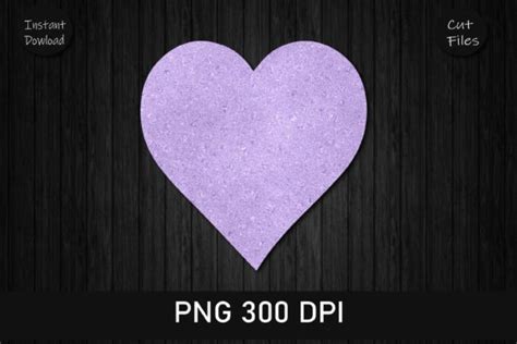 Purple Glitter Heart Clipart Graphic by Rizu Designs · Creative Fabrica