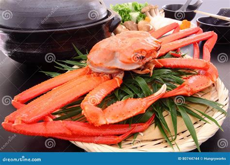 Crab and Vegetable Hot Pot stock photo. Image of cook - 80744744
