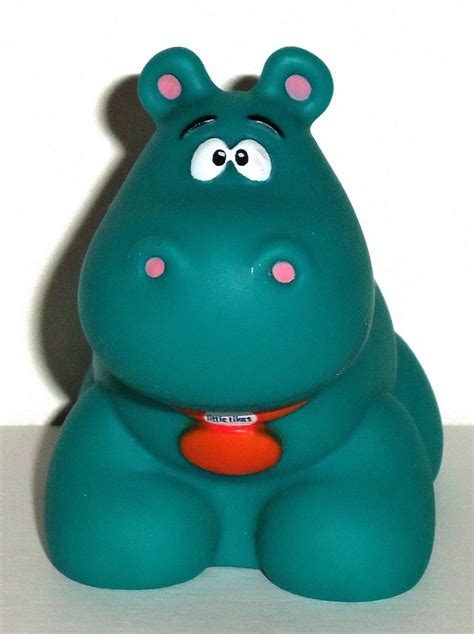 Little Tikes Handle Hauler Safari Zoo Blue Hippo Figure Loose Used