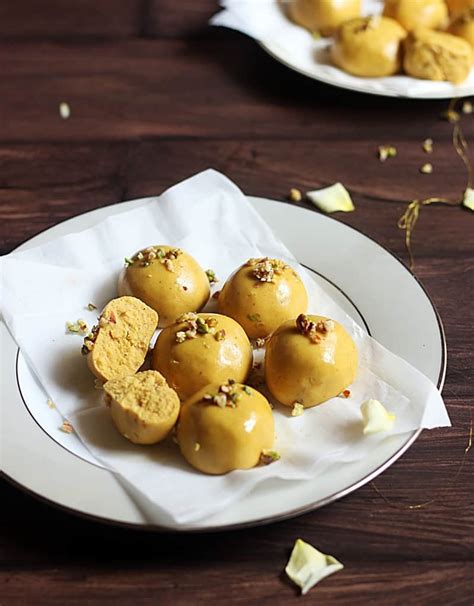 Besan Ladoo Recipe (Soft Melt In Mouth) | Cook Click N Devour!!!