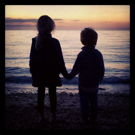 Sunset In Montauk | The kids holding hands at Navy Beach in … | Flickr