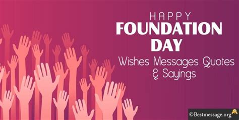 Foundation Day Wishes Messages Quotes and Sayings 2024 | Day wishes, Wishes messages, Foundation