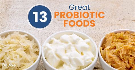 17 Probiotic Foods for Better Gut Health and More - Dr. Axe