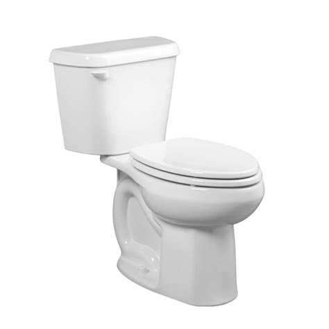 Shop American Standard Colony White 1.6-GPF (6.06-LPF) 12 Rough-In Elongated 2-Piece Standard ...