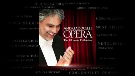 Andrea Bocelli 'Opera: The Ultimate Collection' TV Spot - iSpot.tv