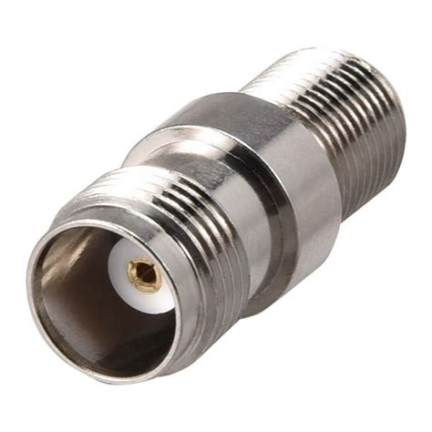 TNC Female to F Type Female Brass Coaxial Cable RF Connector 1pcs - Walmart.com - Walmart.com