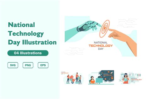 Premium National Technology Day Illustration pack from Science ...