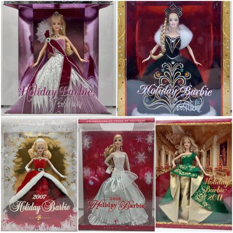 Collectible Holiday Barbie 2000s Two Designed by Bob Mackie, One by ...