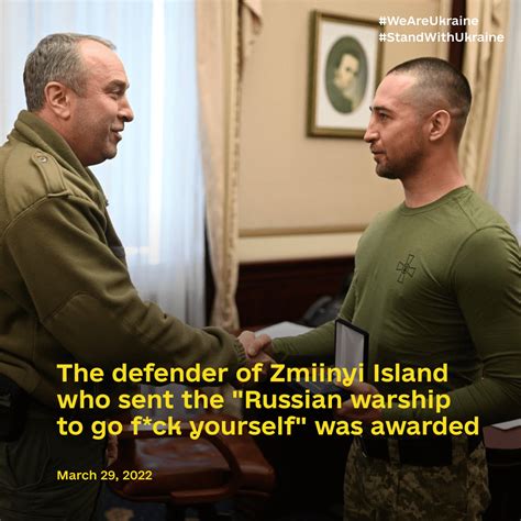 The defender of Zmiinyi Island who sent the "Russian warship to go f*ck ...