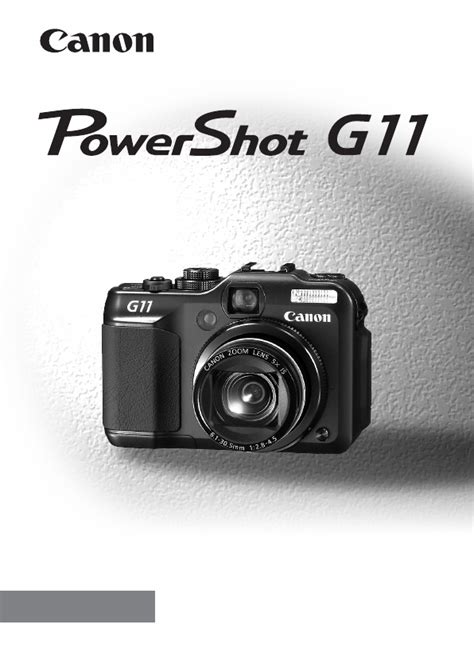 Canon PowerShot G11 Bruksanvisning Manual Norsk PDF 】 2024