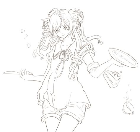 Lineart for Coloring by Hellobaby on DeviantArt