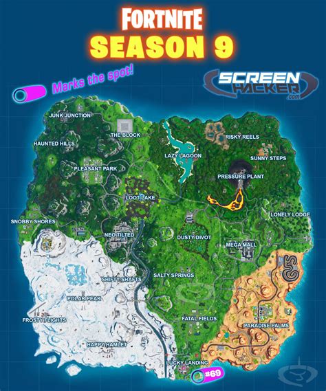 Fortnite Season 9 – Fortbyte 69 Location