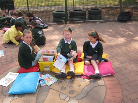 Binky Bear Goes To Woodlands Primary School in Carnoustie Scotland.