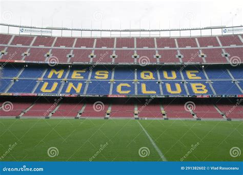 Stadium of FC Barcelona editorial photography. Image of kick - 291382602