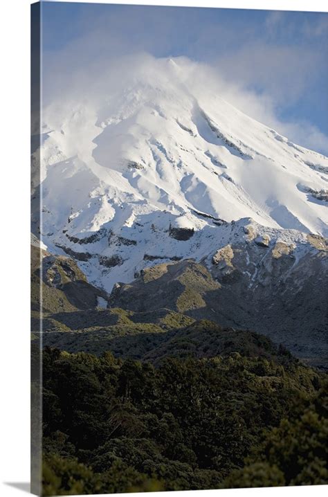 Dormant volcano Mount Egmont, Egmont National Park, North Island, New Zealand Wall Art, Canvas ...