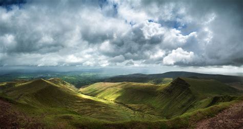 Brecon Beacons | Landscape, Panorama, Brecon beacons