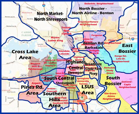 Zip Code Map Shreveport La | World Map