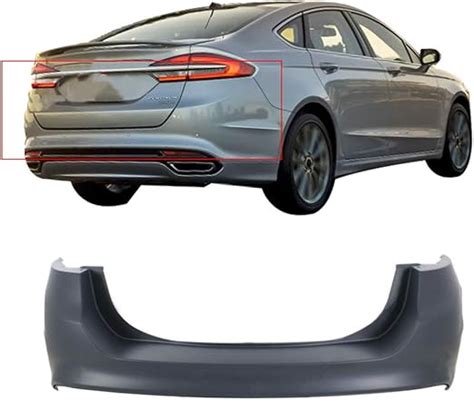 Amazon.com: NEW Primered - Rear Bumper Cover Replacement For 2013-2018 ...