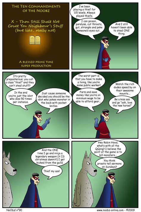 90 Tenth Commandment | NoObz! webcomic