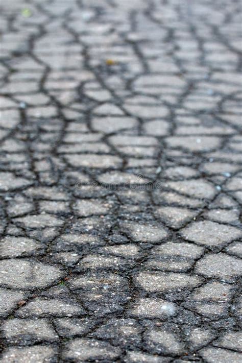 Asphalt on the Road is Covered with Cracks Stock Photo - Image of ...