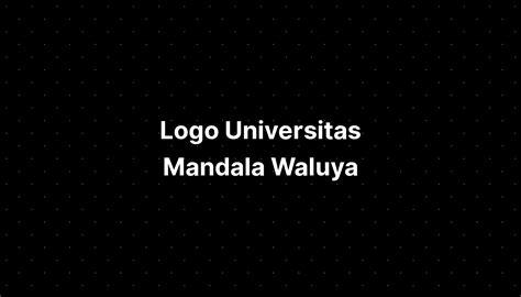 Logo Universitas Mandala Waluya - IMAGESEE