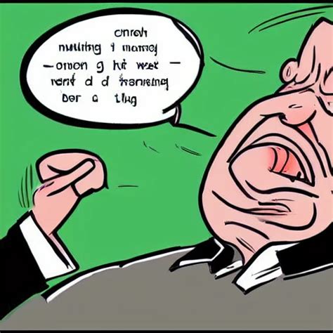 man with COPD bent over coughing, Cartoon - Arthub.ai