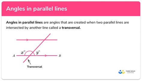 Angles In Parallel Lines - GCSE Maths - Steps & Examples