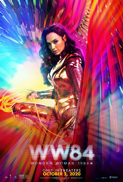 Gal Gadot Wonder Woman 1984 Poster Sports New October Release Date | Cosmic Book News