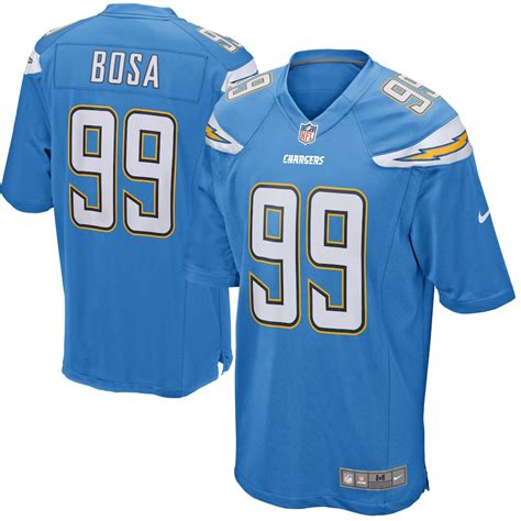 Men's Nike Joey Bosa Powder Blue Los Angeles Chargers Player Jersey