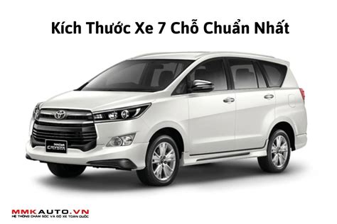 Kích Thước Xe 7 Chỗ Chuẩn Nhất Hiện Nay Là Bao Nhiêu