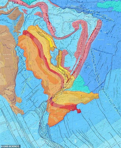 Lost continent of Zealandia that sank into the sea 23 million years ago is revealed in ...